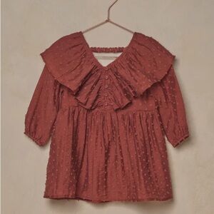 NWT Noralee Claudette Dress in Berry Swiss Dot Sz 4 Holiday Christmas Family Pic